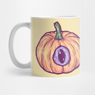 Eyeball Pumpkin Mug